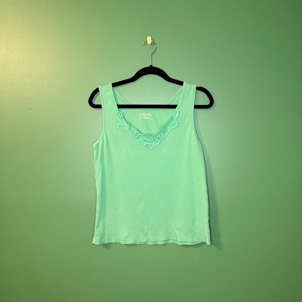 St. John's Bay Mint Green Tank Top